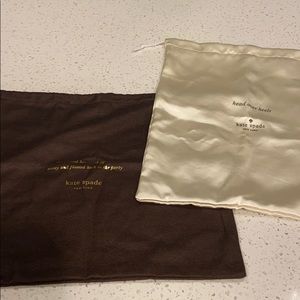 Set of 2 Kate Spade Dust Bags